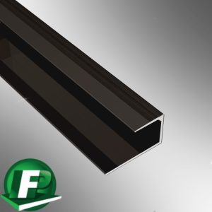 15mm Square Edge Black Bronze